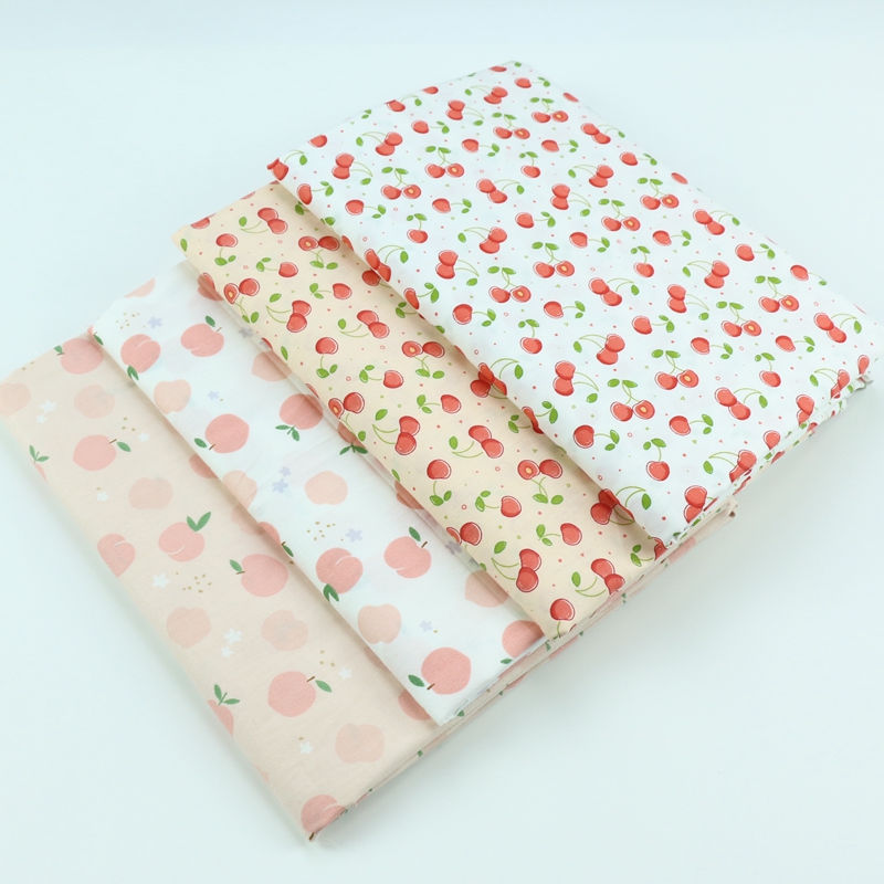Baby Clothing Quilt - 160x50 سنتيمتر الفاكهة الخوخ القطن المطبوع