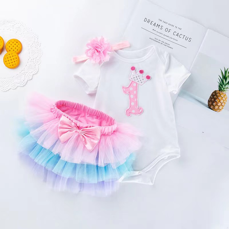 Baby Clothing Online - توتو الطفل عيد ميلاد مجموعة قصيرة
