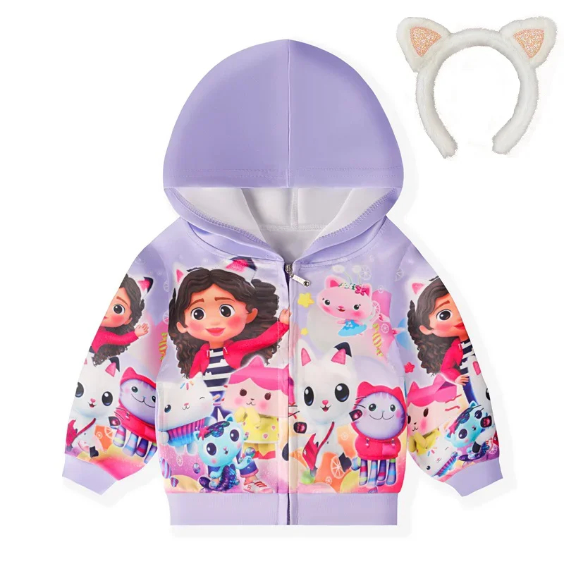 Baby Clothing For Girls - 2026 'S سترة بقلنسوة بتصميم كوسبلاي