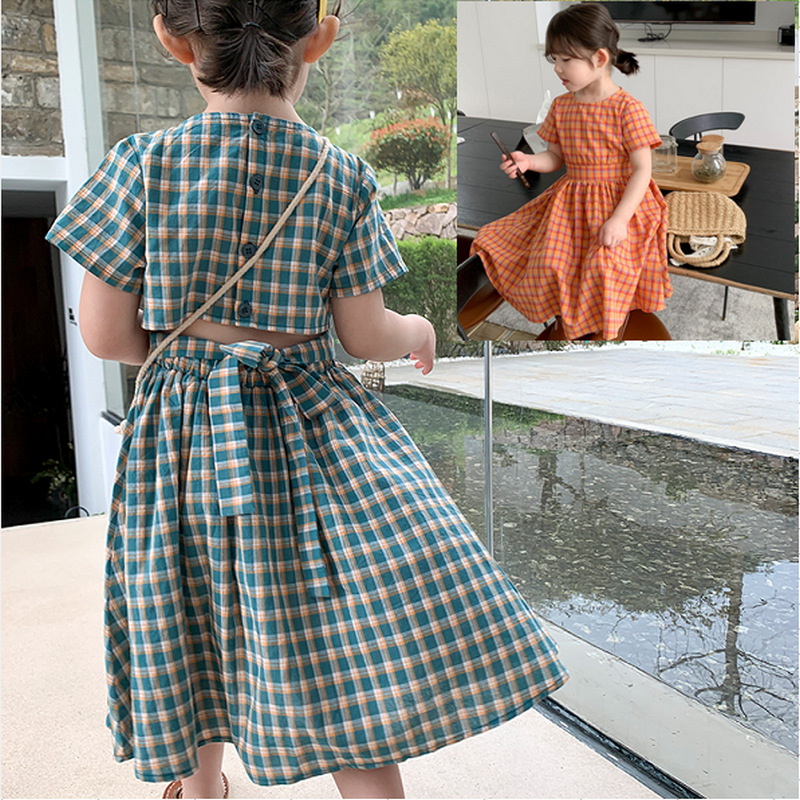 Baby Clothing Knitting Patterns - طفل الفتيات القطن منقوشة واحدة الصدر