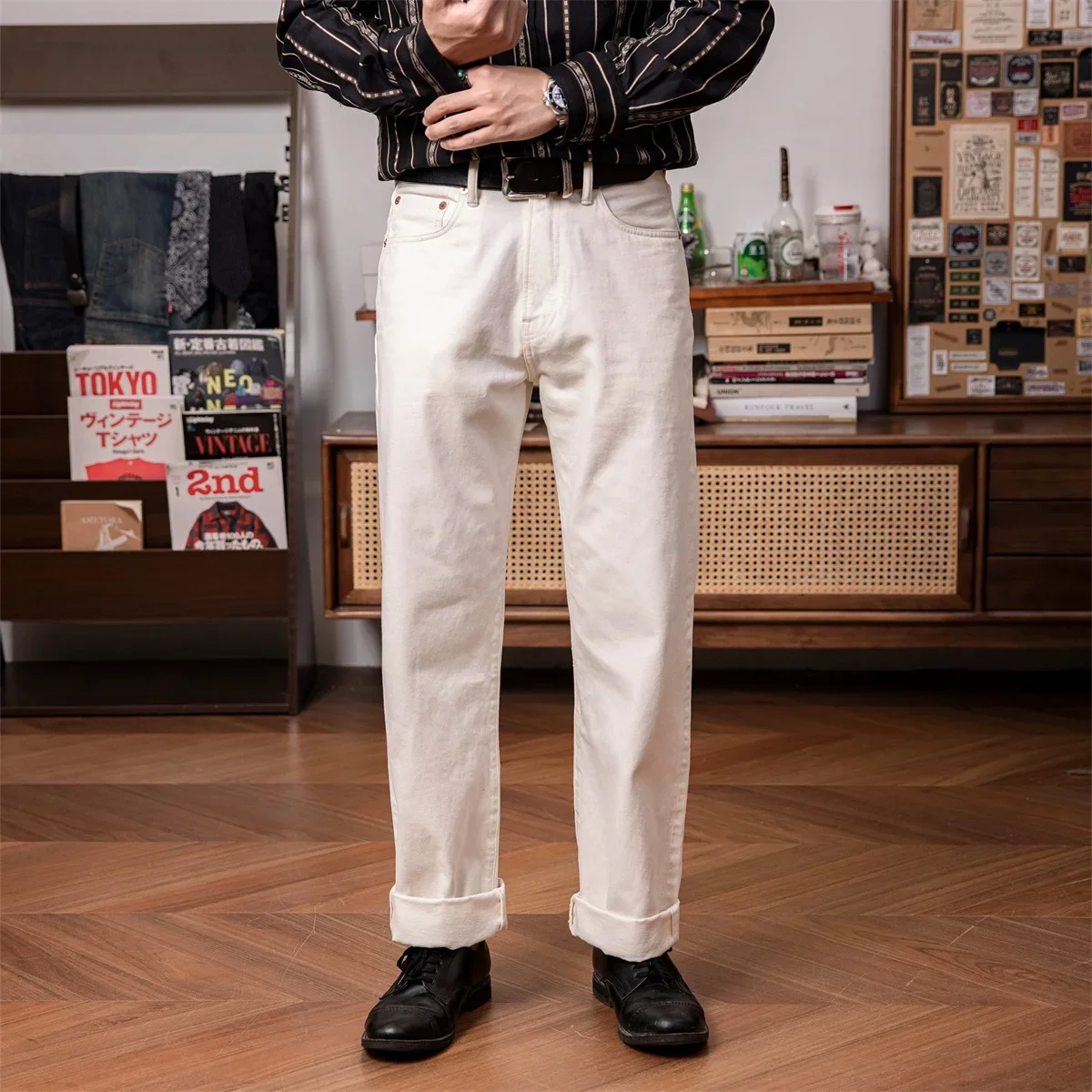Levis Jeans 501 - ريد تورنادو 55501 جينز رجالي مستقيم