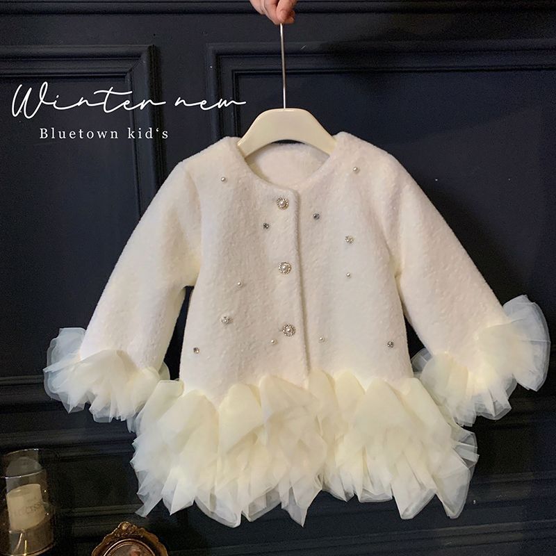 معطف شبكي للأميرة فروي للفتيات - مراجعة Baby Clothing Quilt وسعره