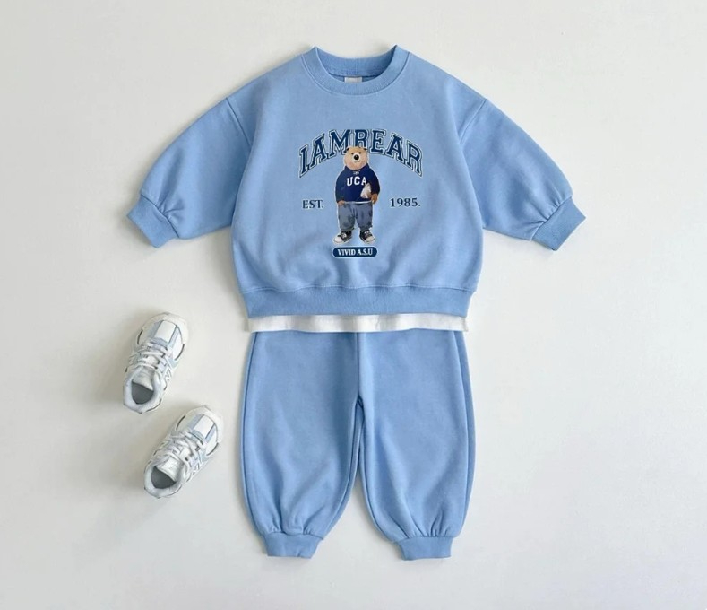طقم رياضي للأطفال بنمط كرتوني  - مراجعة Baby Clothing Knitting Patterns وسعره