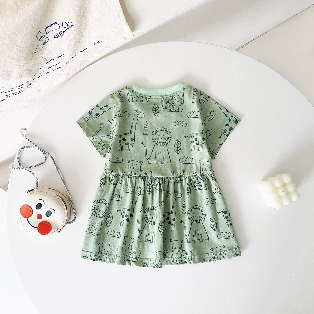 فستان صيفي كاجوال لطيف للفتيات - مراجعة Baby Clothing Knitting Patterns وسعره