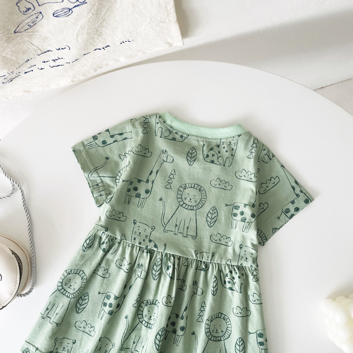 فستان صيفي كاجوال لطيف للفتيات - مراجعة Baby Clothing Knitting Patterns وسعره