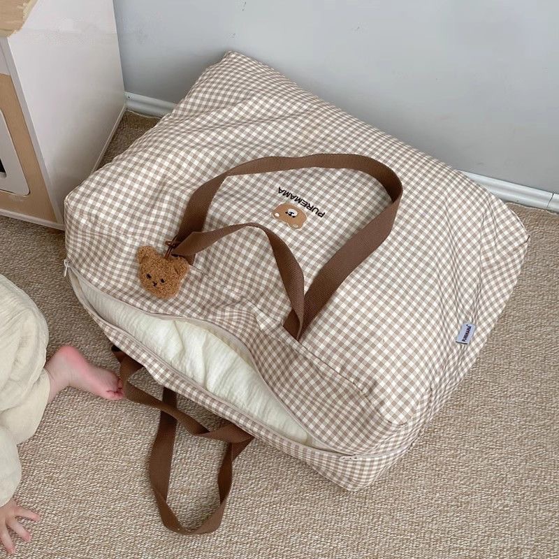 حقيبة تخزين من القماش القطني ل - مراجعة Baby Clothing Quilt وسعره