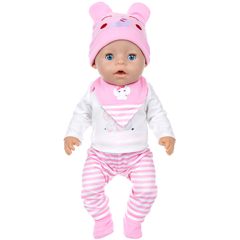 مجموعة ملابس للدمى مقاس 16-18  - مراجعة Baby Clothing For Girls وسعره