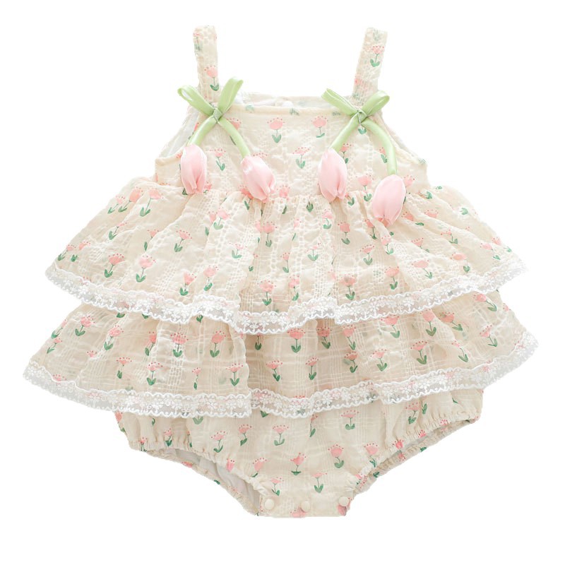 2026 رومبر بناتي صيفي بحمالات  - مراجعة Baby Clothing Online وسعره