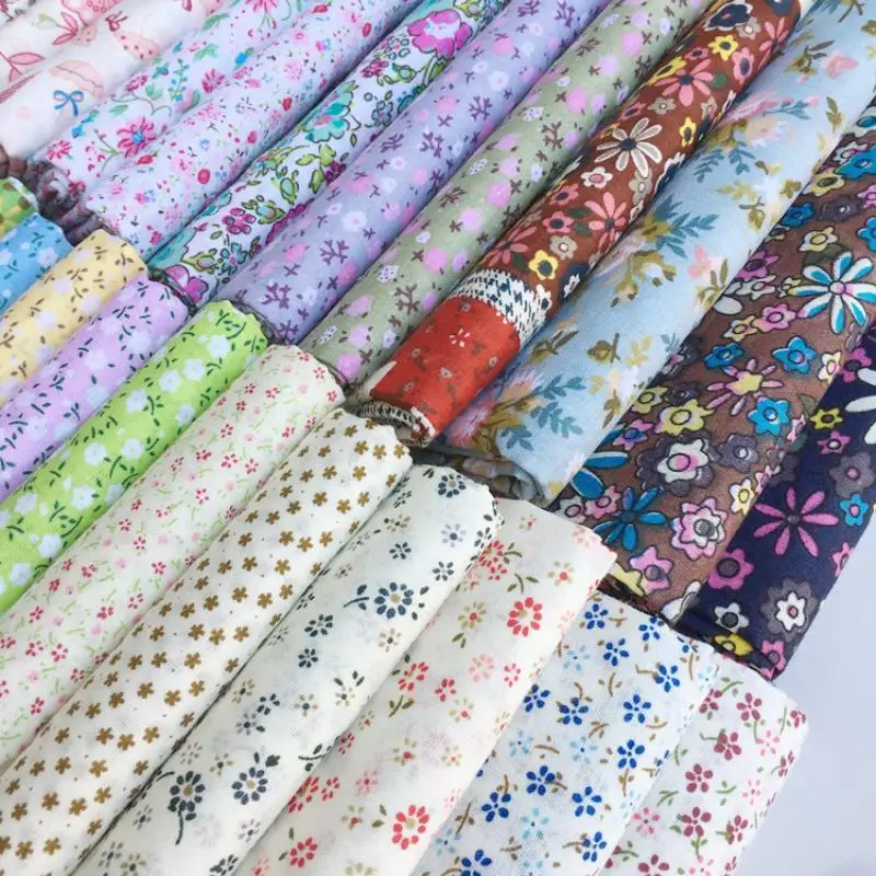 نسيج مطبوع عليه زهور من القطن  - مراجعة Baby Clothing Quilt وسعره