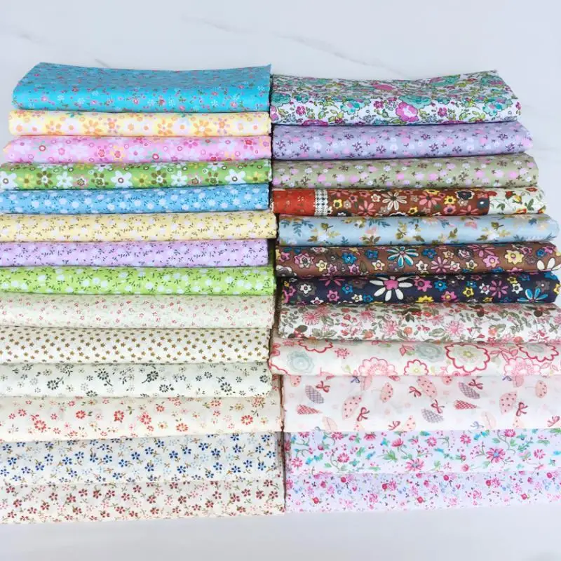نسيج مطبوع عليه زهور من القطن  - مراجعة Baby Clothing Quilt وسعره