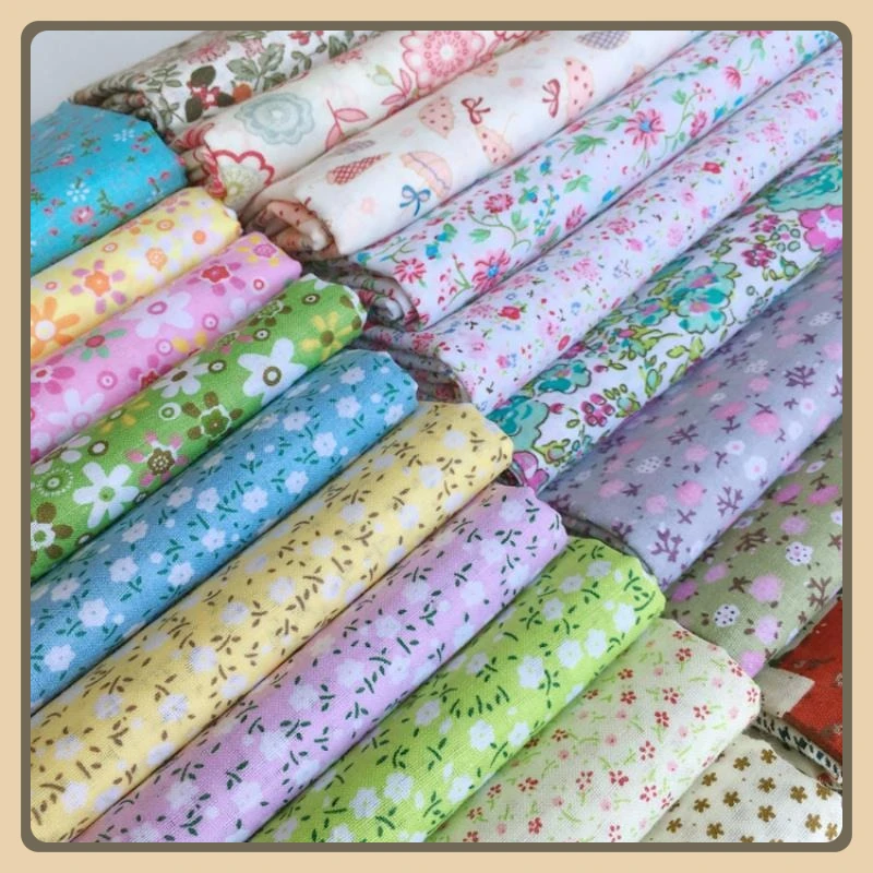 نسيج مطبوع عليه زهور من القطن  - مراجعة Baby Clothing Quilt وسعره