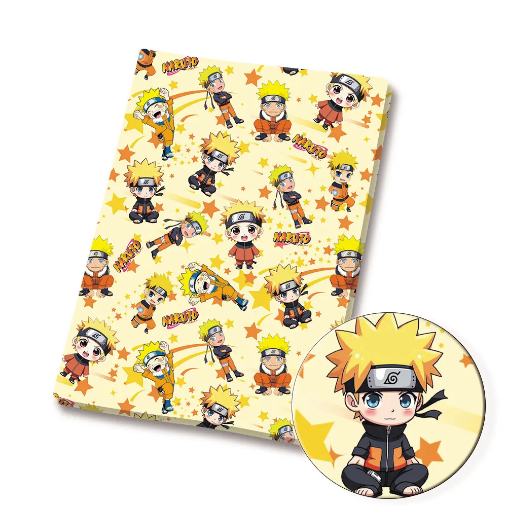 قماش مطبوع بتصميم ناروتو للأنم - مراجعة Baby Clothing Quilt وسعره