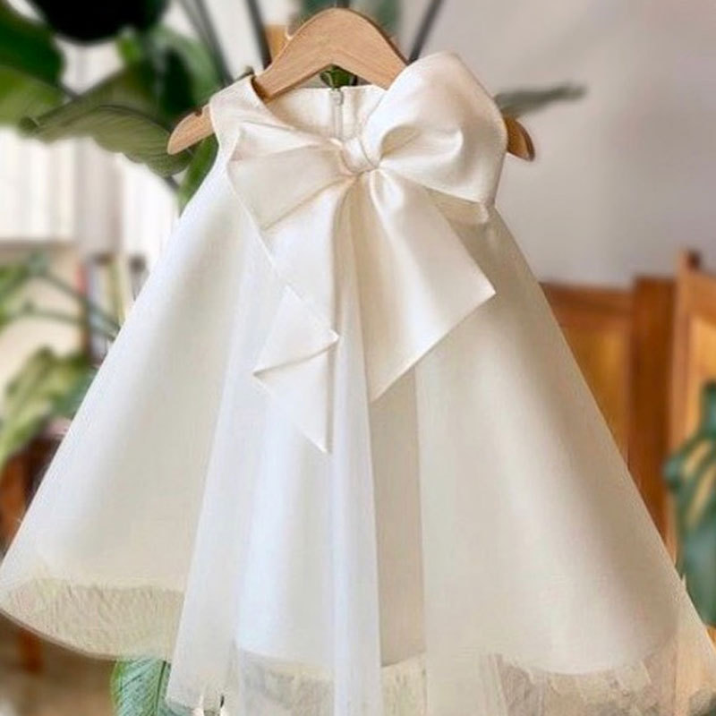فستان بناتي صيفي بفيونكة كبيرة - مراجعة Baby Clothing On Sale وسعره