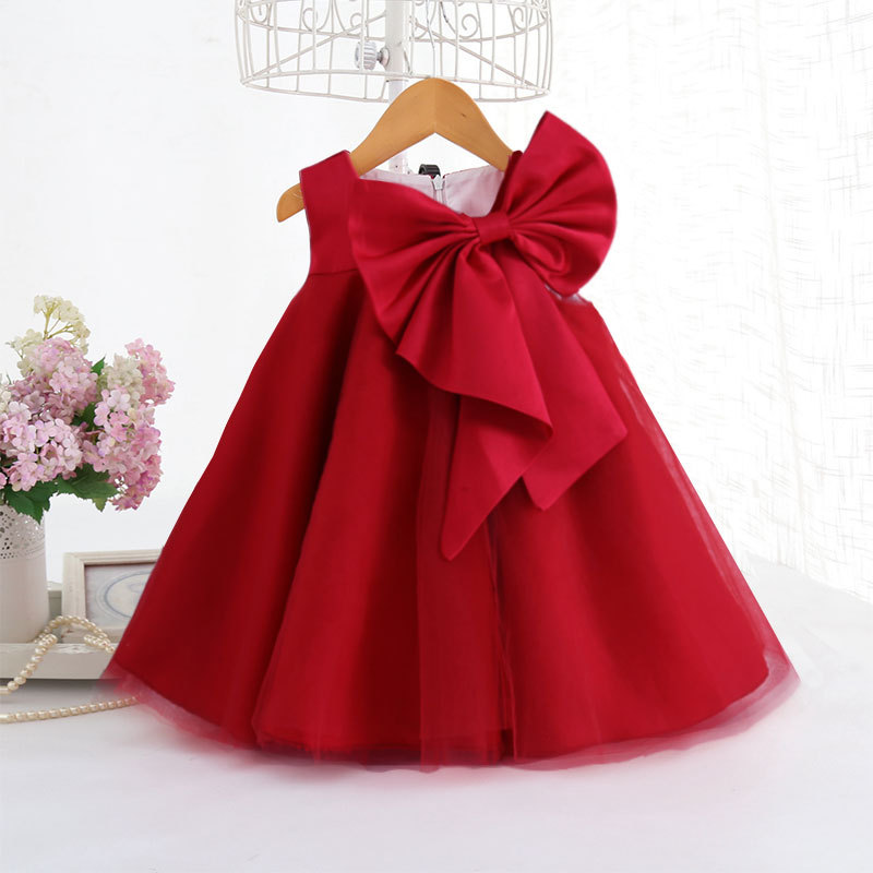 فستان بناتي صيفي بفيونكة كبيرة - مراجعة Baby Clothing On Sale وسعره
